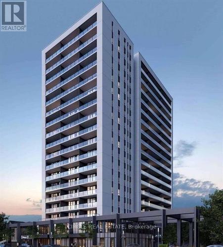 511 - 741 King Street W, Kitchener, ON - Outdoor With Balcony With Facade