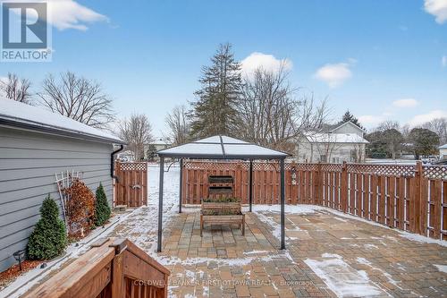 Interlock Patio hot tub wire and bbq line - 8712 Bank Street, Ottawa, ON - Outdoor With Deck Patio Veranda