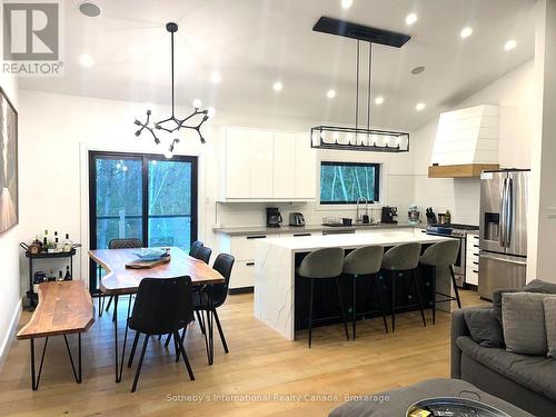 Dining room with walkout to the patio - 31 Slalom Gate Road, Collingwood, ON - Indoor Photo Showing Other Room