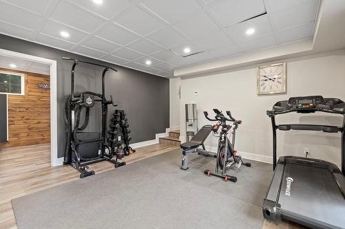 Salle familiale - 520 Rue Main, Hudson, QC - Indoor Photo Showing Gym Room