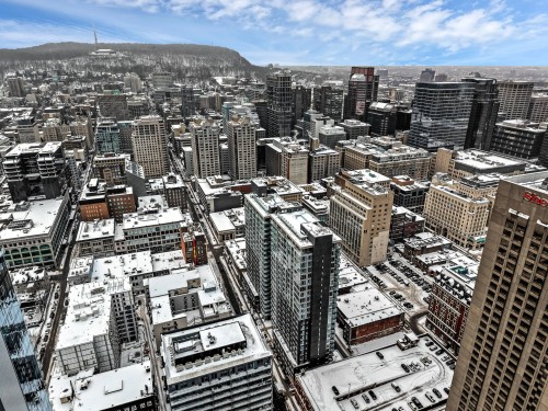 Aerial photo - 405-1211 Rue Drummond, Montréal (Ville-Marie), QC - Outdoor