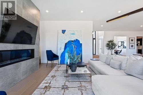 3455 Grand Oak Crossing, London South (South V), ON - Indoor Photo Showing Living Room With Fireplace