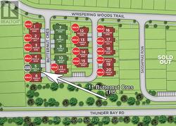 The Oaks at Six Mile Creek Butternut Cres Siteplan - 
