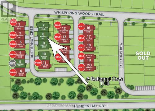 Site Plan - 6 Butternut Crescent, Fort Erie (Ridgeway), ON - Other