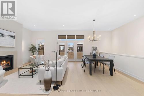 Living Room & Dining Room - 6 Butternut Crescent, Fort Erie (Ridgeway), ON - Indoor Photo Showing Living Room With Fireplace