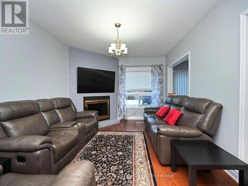 6136 Ford Road, Mississauga, ON - Indoor Photo Showing Living Room With Fireplace