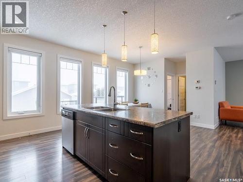 4337 Green Apple Drive E, Regina, SK - Indoor Photo Showing Kitchen With Double Sink