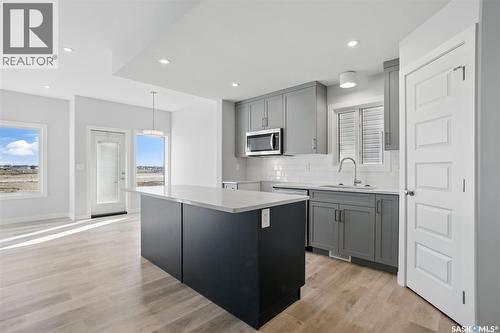 222 Antonini Court, Saskatoon, SK - Indoor Photo Showing Kitchen With Upgraded Kitchen