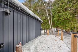 Deck has glass panels for unobstructed views - 