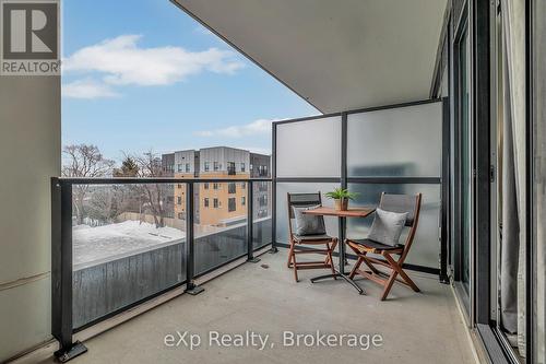 306 - 741 King Street W, Kitchener, ON - Outdoor With Balcony With Exterior