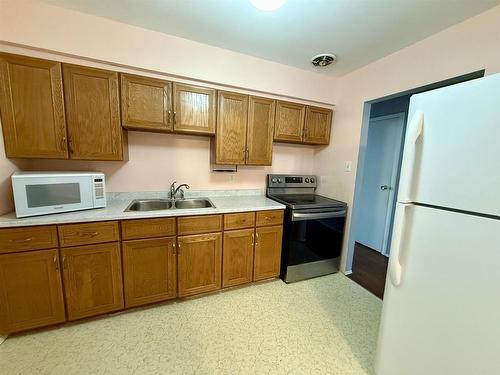 180 Varsity Row, Thunder Bay, ON - Indoor Photo Showing Kitchen With Double Sink
