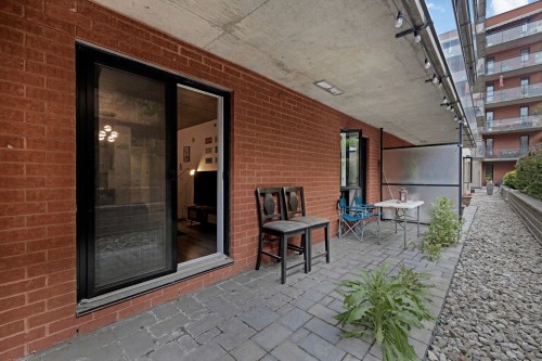 Patio - 114-2160 Rue Laforce, Montréal (Ville-Marie), QC - Outdoor With Exterior