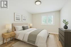 Virtually Staged - Second Bedroom w/Laminate Floor - 