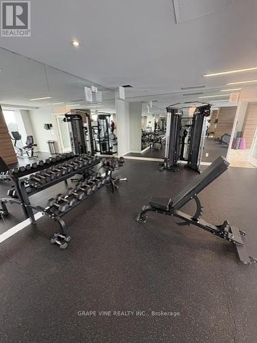 3705 - 805 Carling Avenue, Ottawa, ON - Indoor Photo Showing Gym Room