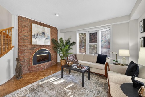 44-68 Confederation Way, Markham, ON - Indoor Photo Showing Living Room With Fireplace