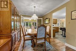 Dining room with access to Sunroom & kitchen. - 