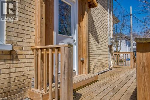 55 Chapel Street, Kitchener, ON - Outdoor With Deck Patio Veranda With Exterior