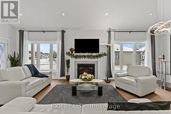 Living Room with gas Fireplace - 