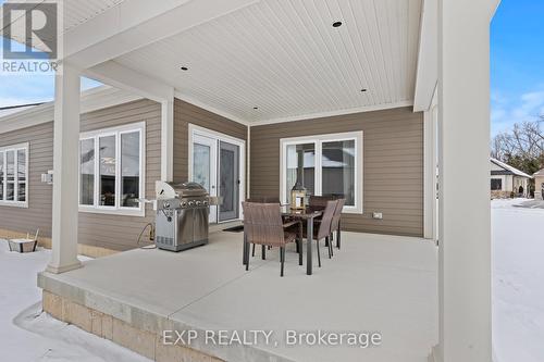 Covered Porch - 3571 Whispering Woods Trail, Fort Erie (Ridgeway), ON - Outdoor With Exterior