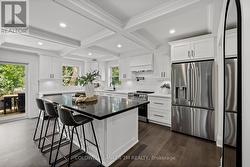Gleaming Stainless Steel Appliances in the Kitchen - 