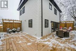 Side View of the Wrap Around Deck. - 