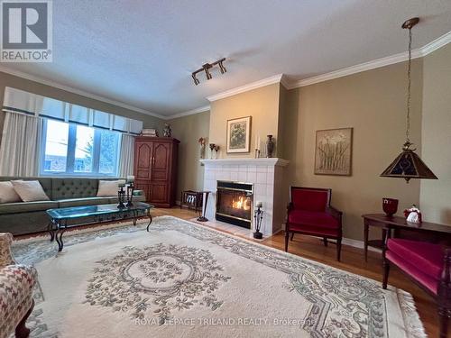 34 - 30 Doon Drive, London North (North G), ON - Indoor Photo Showing Living Room With Fireplace