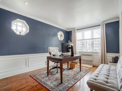 Salle à manger - 4683 Av. Bonavista, Montréal (Côte-Des-Neiges/Notre-Dame-De-Grâce), QC - Indoor Photo Showing Office
