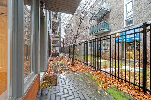 Patio - 107-440 Rue De La Gauchetière E., Montréal (Ville-Marie), QC - Outdoor With Exterior