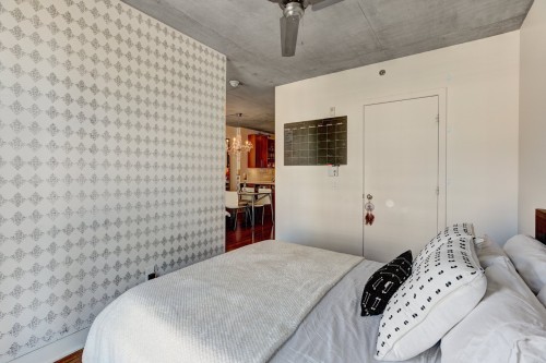 Chambre à coucher - 407-950 Rue Notre-Dame O., Montréal (Le Sud-Ouest), QC - Indoor Photo Showing Bedroom