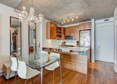 Salon - 407-950 Rue Notre-Dame O., Montréal (Le Sud-Ouest), QC - Indoor Photo Showing Dining Room