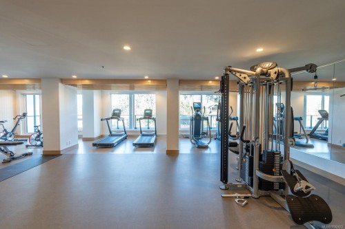 1012-2000 Hannington Rd, Langford, BC - Indoor Photo Showing Gym Room