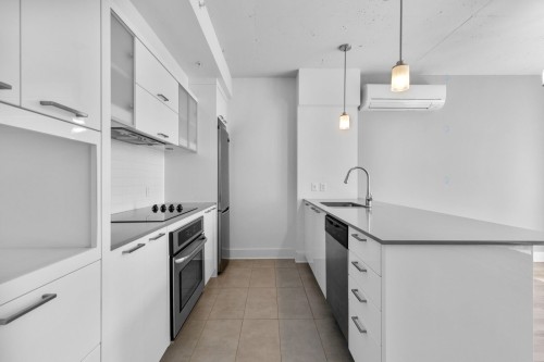 Kitchen - 401-1869 Rue Des Bassins, Montréal (Le Sud-Ouest), QC - Indoor Photo Showing Kitchen With Upgraded Kitchen