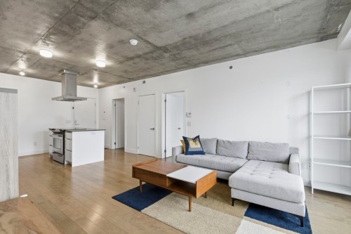 Living room - 1011-235 Rue Peel, Montréal (Le Sud-Ouest), QC - Indoor Photo Showing Living Room