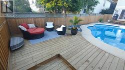 Lounge area at back of yard - 