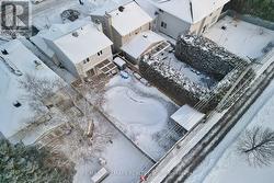 Aerial view of backyard - 