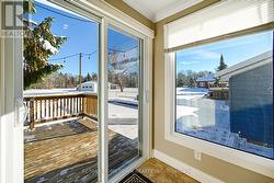 patio doors and back deck - 