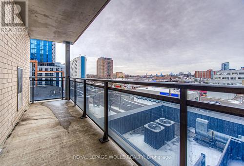 401 - 8 Hickory Street W, Waterloo, ON - Outdoor With Balcony
