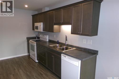 307 923 Kristjanson Road, Saskatoon, SK - Indoor Photo Showing Kitchen With Double Sink