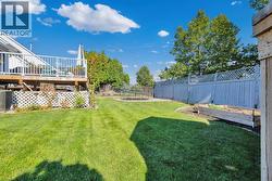 With an awesome flat yard space - 