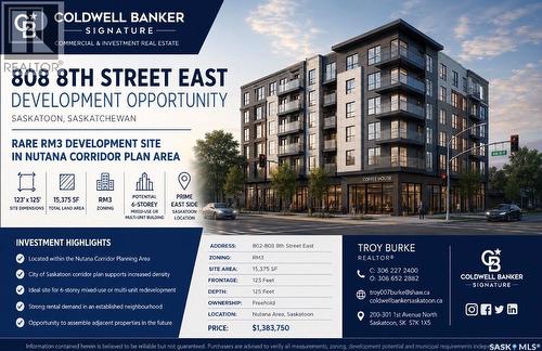 802 804 808 8Th Street E, Saskatoon, SK 