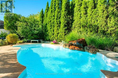 1104 Crofton Way, Burlington, ON - Outdoor With In Ground Pool With Backyard