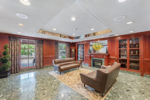 Lph4-880 Dundas Street W, Mississauga, ON - Indoor With Fireplace