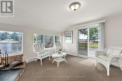 walk-out to deck overlooking the water - 