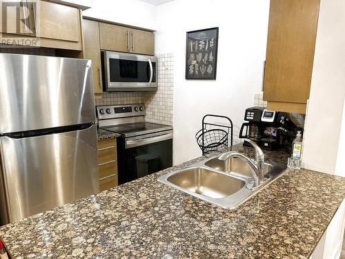 517 - 20 Blue Jays Way, Toronto, ON - Indoor Photo Showing Kitchen With Double Sink