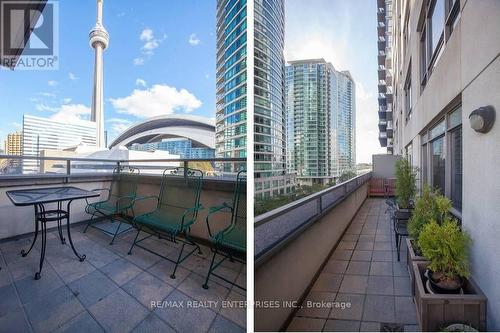 This UNIT HAS A HUGE TERRACE - 517 - 20 Blue Jays Way, Toronto, ON - Outdoor