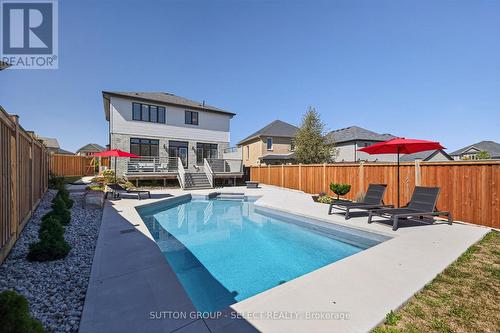 1879 Couldridge Way, London North (North S), ON - Outdoor With In Ground Pool With Deck Patio Veranda With Backyard
