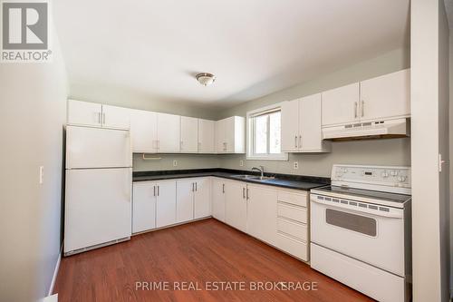 219 Emerson Avenue, London South (South H), ON - Indoor Photo Showing Kitchen With Double Sink