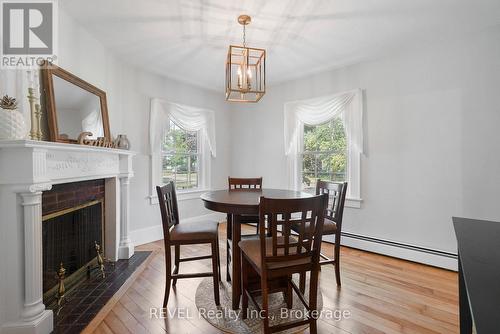 166 North Street N, Fort Erie (Central), ON - Indoor Photo Showing Dining Room With Fireplace