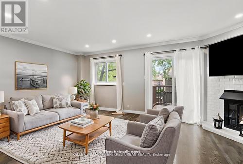 78 Sunshine Drive, Richmond Hill, ON - Indoor Photo Showing Living Room With Fireplace