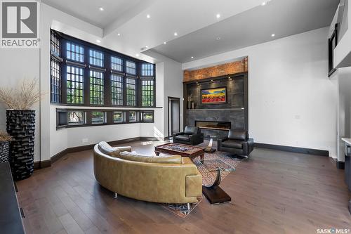 8 1651 Anson Road, Regina, SK - Indoor With Fireplace